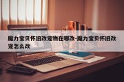 魔力宝贝怀旧改宠物在哪改-魔力宝贝怀旧改宠怎么改